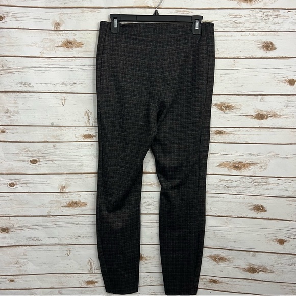 Liverpool Reese Pull On High Rise Ankle Legging Pants Gray Plaid - Picture 4 of 6